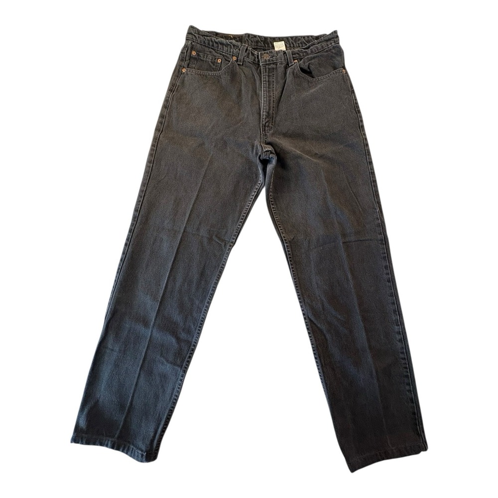 Vintage Levi's 550 Black Jeans USA Made W36 L32 Relaxed Fit Tapered‎